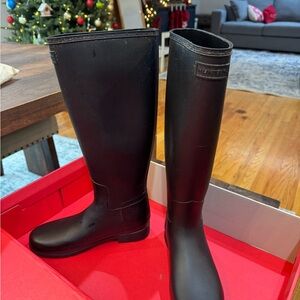 Hunter Black Women's Winter & Rain Boots